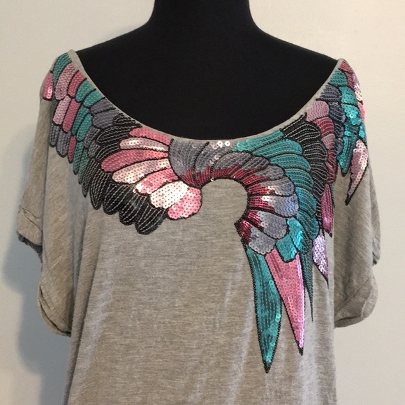 H&M Oversized Sequin Top, M - Picture 4 of 10